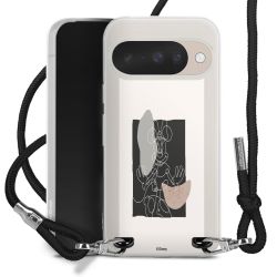 New Carry Case Transparent Stoff schwarz/silber