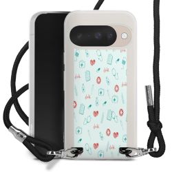 New Carry Case Transparent Stoff schwarz/silber