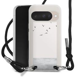 New Carry Case Transparent Stoff schwarz/silber