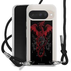 New Carry Case Transparent Stoff schwarz/silber