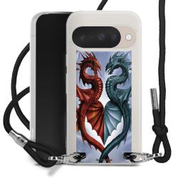 New Carry Case Transparent Stoff schwarz/silber