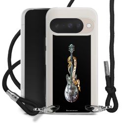 New Carry Case Transparent Stoff schwarz/silber