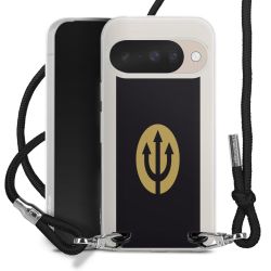 New Carry Case Transparent Stoff schwarz/silber