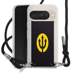 New Carry Case Transparent Stoff schwarz/silber