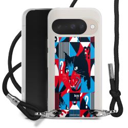 Carry Case Stoff schwarz/silber