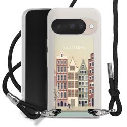 New Carry Case Transparent Stoff schwarz/silber