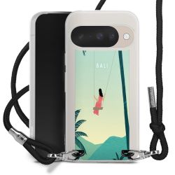 New Carry Case Transparent Stoff schwarz/silber