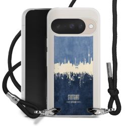 New Carry Case Transparent Stoff schwarz/silber