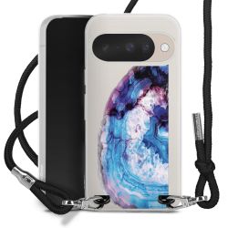 New Carry Case Transparent Stoff schwarz/silber