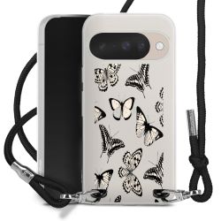 New Carry Case Transparent Stoff schwarz/silber