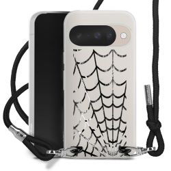 New Carry Case Transparent Stoff schwarz/silber