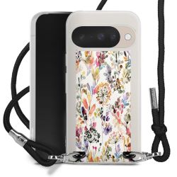 New Carry Case Transparent Stoff schwarz/silber