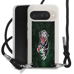 New Carry Case Transparent Stoff schwarz/silber