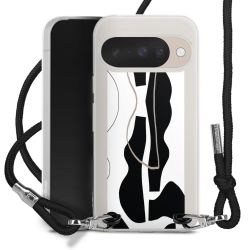 New Carry Case Transparent Stoff schwarz/silber