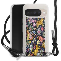 New Carry Case Transparent Stoff schwarz/silber