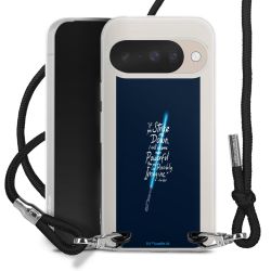 New Carry Case Transparent Stoff schwarz/silber