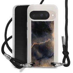 New Carry Case Transparent Stoff schwarz/silber