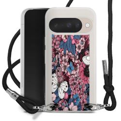 New Carry Case Transparent Stoff schwarz/silber