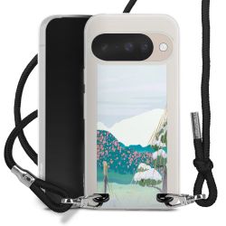 New Carry Case Transparent Stoff schwarz/silber