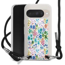 New Carry Case Transparent Stoff schwarz/silber