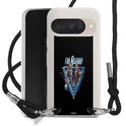 New Carry Case Transparent Stoff schwarz/silber