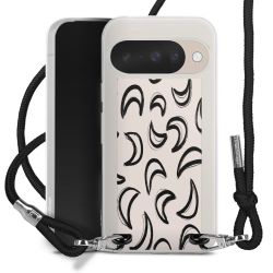 New Carry Case Transparent Stoff schwarz/silber