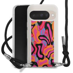 New Carry Case Transparent Stoff schwarz/silber