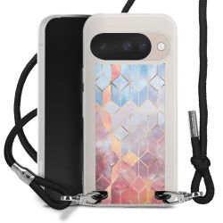 New Carry Case Transparent Stoff schwarz/silber