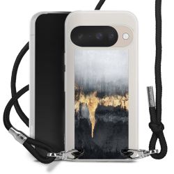 New Carry Case Transparent Stoff schwarz/silber