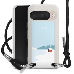 New Carry Case Transparent Stoff schwarz/silber