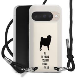 New Carry Case Transparent Stoff schwarz/silber