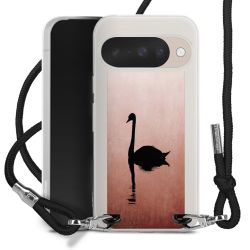 New Carry Case Transparent Stoff schwarz/silber