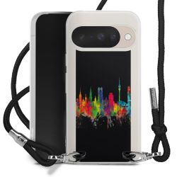 New Carry Case Transparent Stoff schwarz/silber