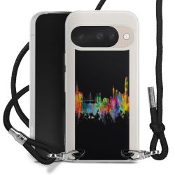 New Carry Case Transparent Stoff schwarz/silber