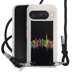 New Carry Case Transparent Stoff schwarz/silber