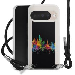 New Carry Case Transparent Stoff schwarz/silber