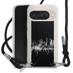 New Carry Case Transparent Stoff schwarz/silber