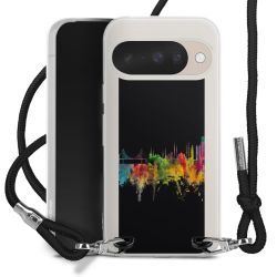 New Carry Case Transparent Stoff schwarz/silber