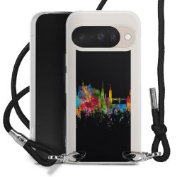 New Carry Case Transparent Stoff schwarz/silber