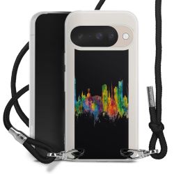 New Carry Case Transparent Stoff schwarz/silber