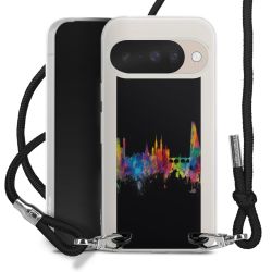 New Carry Case Transparent Stoff schwarz/silber