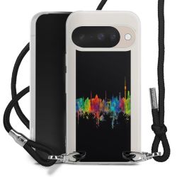 New Carry Case Transparent Stoff schwarz/silber