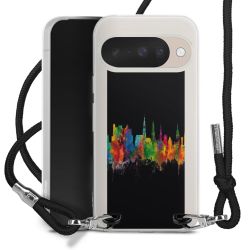 New Carry Case Transparent Stoff schwarz/silber