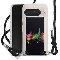 New Carry Case Transparent Stoff schwarz/silber