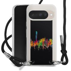 New Carry Case Transparent Stoff schwarz/silber