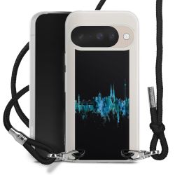 New Carry Case Transparent Stoff schwarz/silber