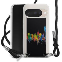 New Carry Case Transparent Stoff schwarz/silber