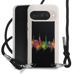 New Carry Case Transparent Stoff schwarz/silber