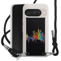 New Carry Case Transparent Stoff schwarz/silber