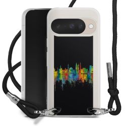 New Carry Case Transparent Stoff schwarz/silber